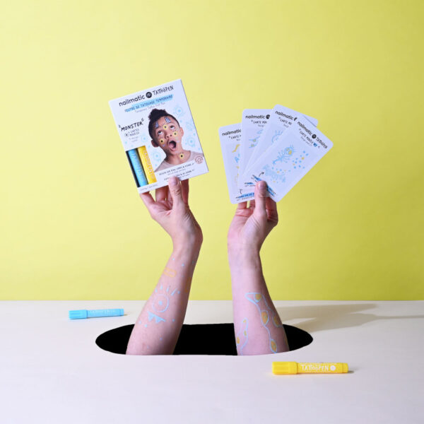 Kit Nailmatic Tattoopen MONSTER + 5 cartes – Image 2