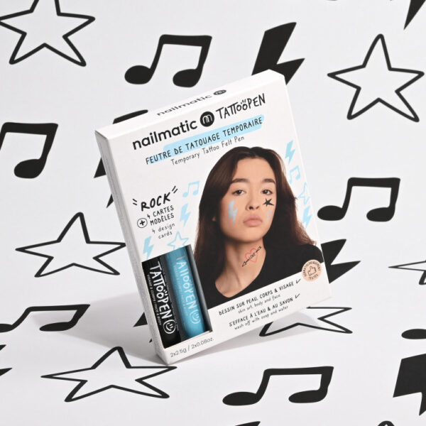 Kit Nailmatic Tattoopen ROCK + 5 cartes