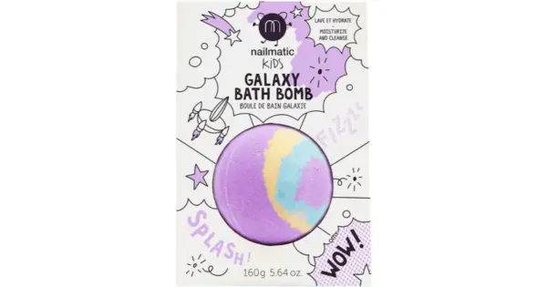 PULSAR: VIOLET YELLOW BLUE BATH BOMB