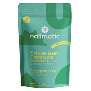 Sels de bain crépitants - Vert 60gr Nailmatic