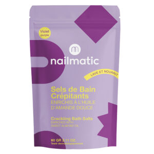 Sels de bain crépitants - Violet 60gr Nailmatic
