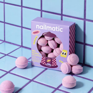 Boule de bain Mini billes de bain effervescentes Berry Bloom Nailmatic