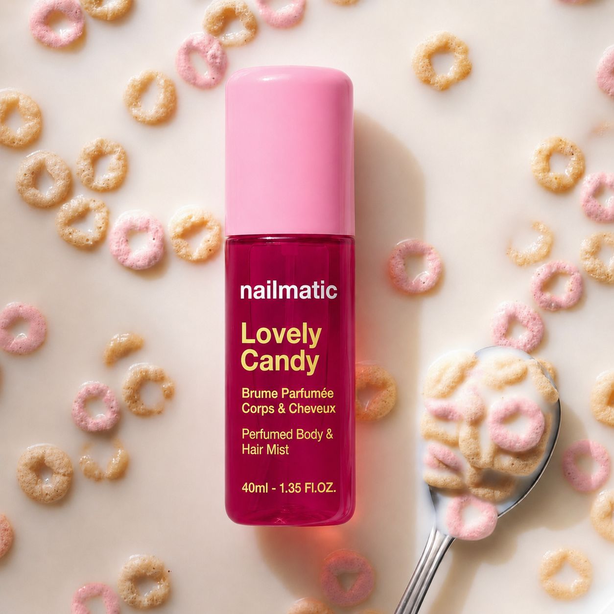 BODY AND HAIR MIST LOVELY CANDY 40ML NAILMATIC – Image 2