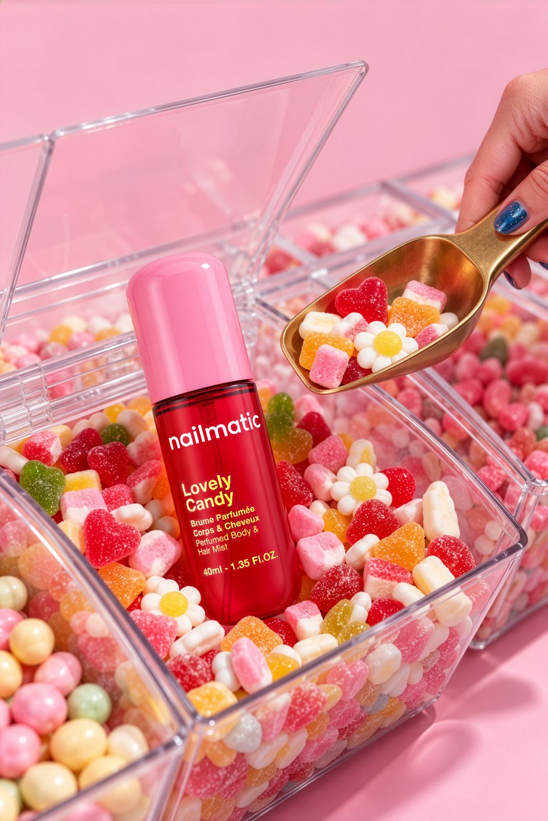BODY AND HAIR MIST LOVELY CANDY 40ML NAILMATIC